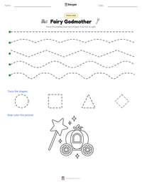 Fairy Godmother printable worksheet preview