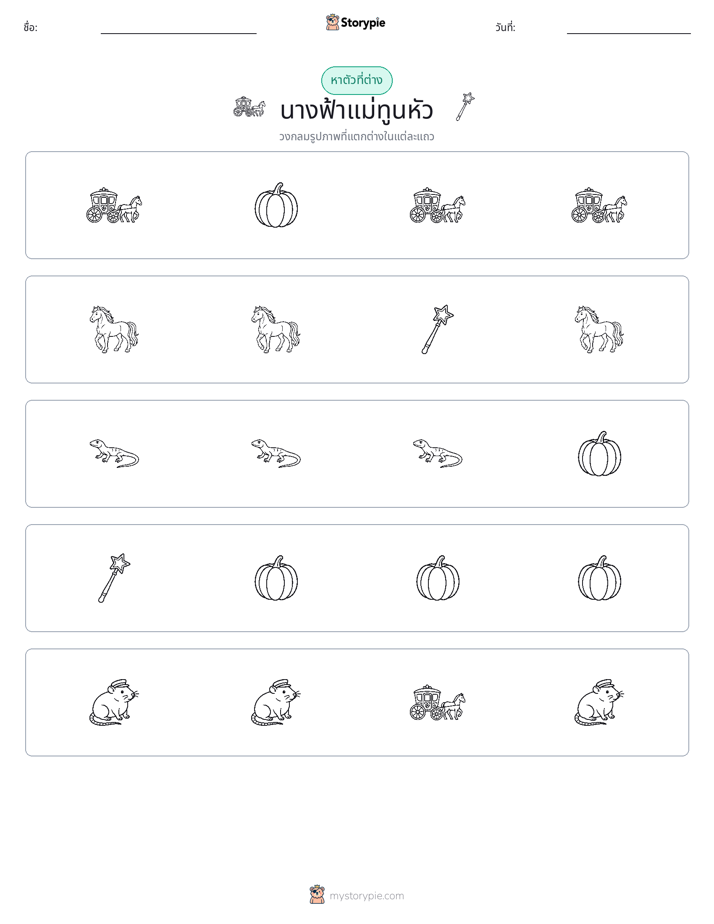 ตัวที่แตกต่าง