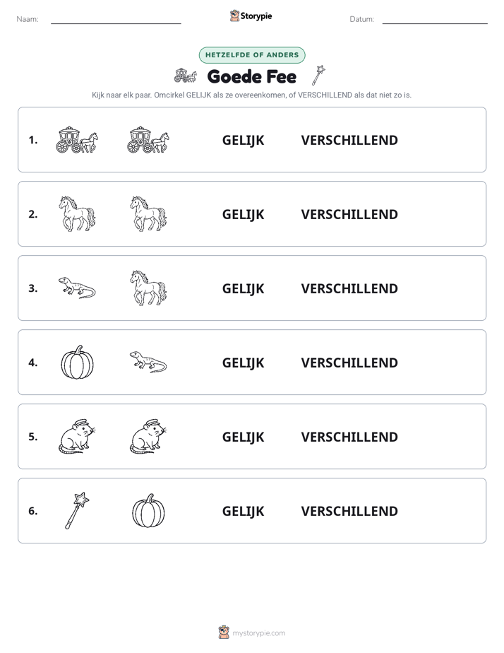Zelfde of Verschillend