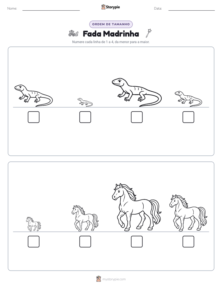 Ordem de Tamanho