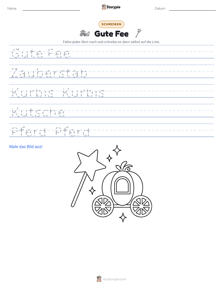 Schreibübung