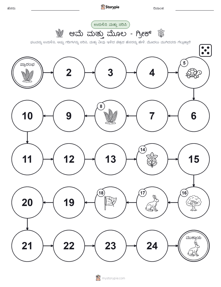 ರೋಲ್ & ಚಲನೆ ಆಟ