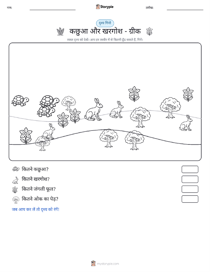गिनती दृश्य