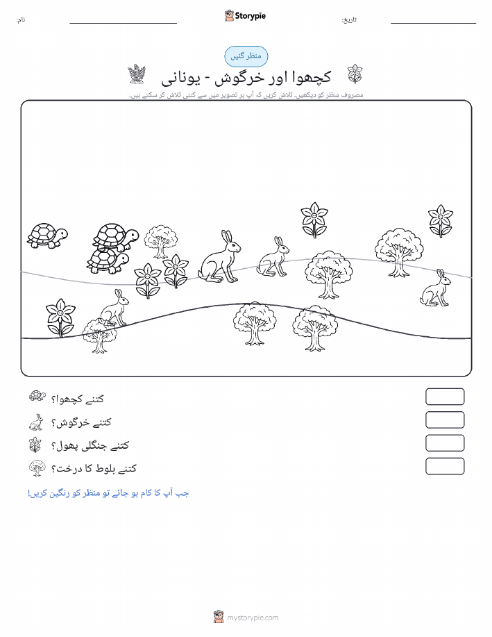 گنتی کا منظر