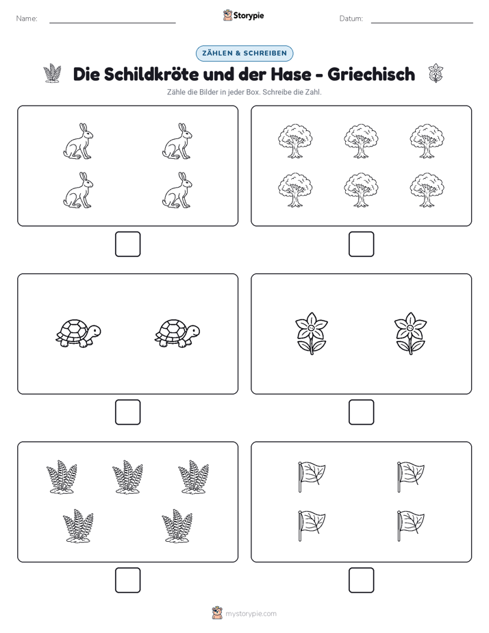 Zählen & Schreiben