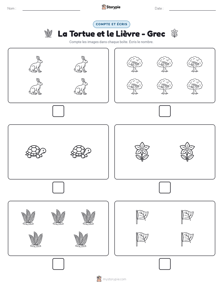 Compter & Écrire