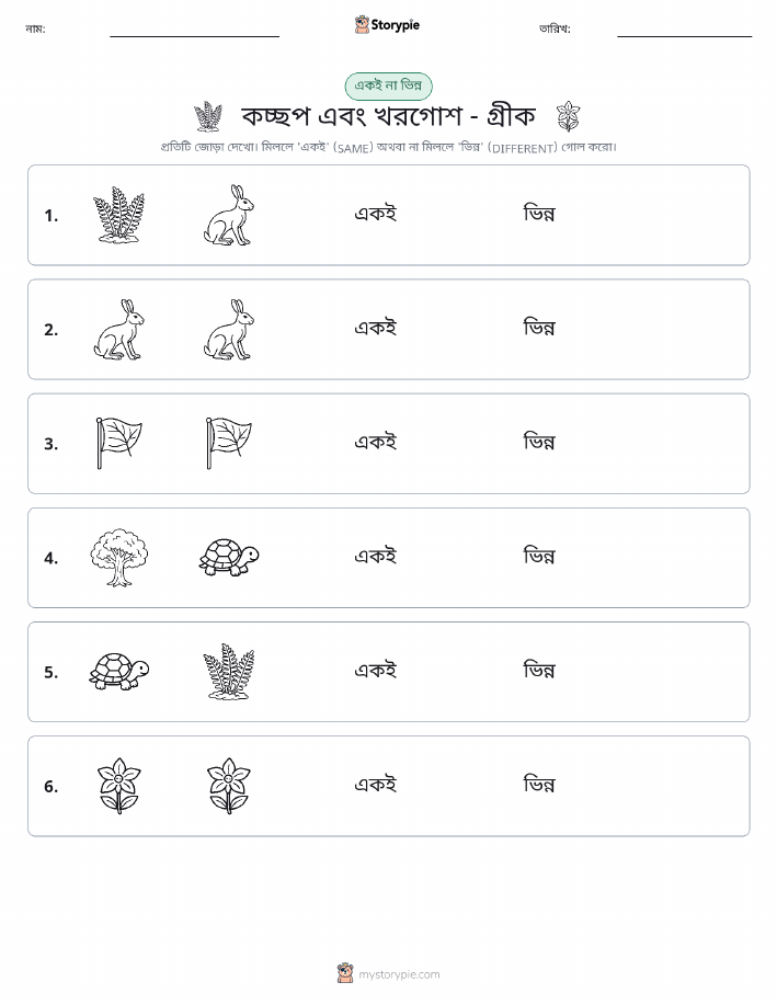 একই বা ভিন্ন