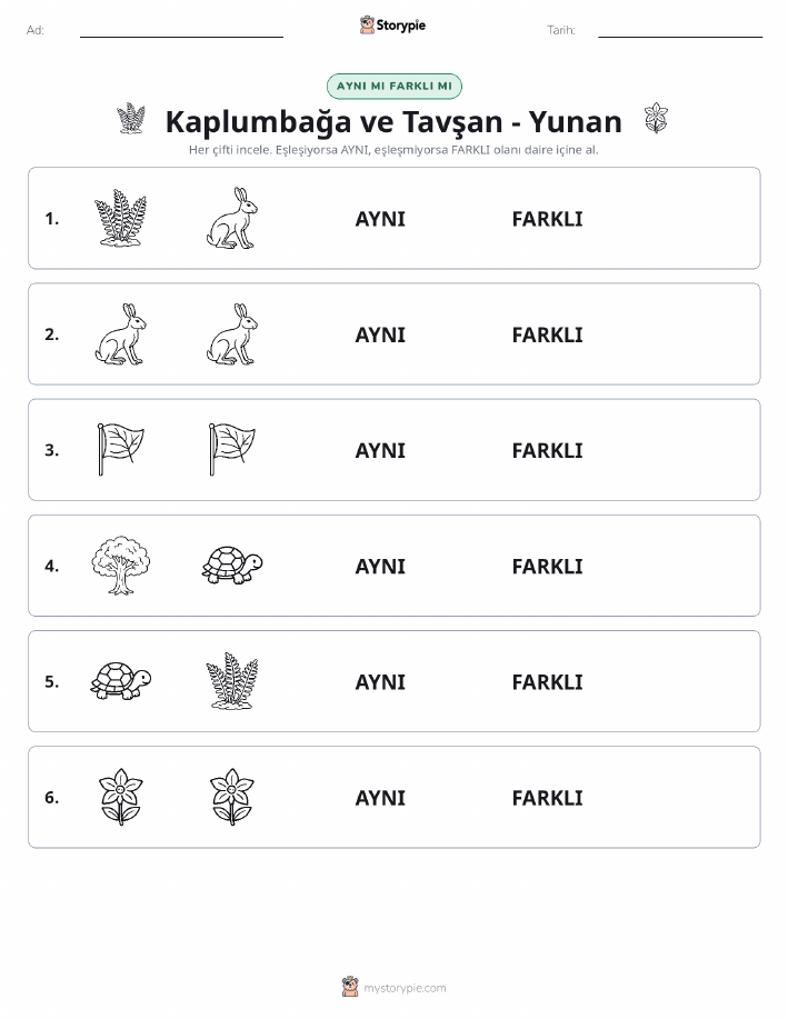 Aynı mı Farklı mı