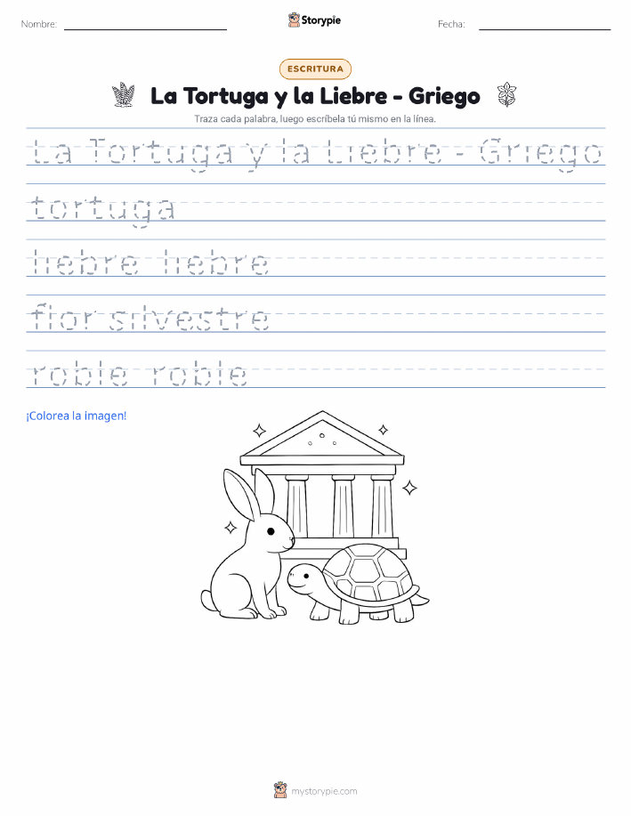 Práctica de Escritura
