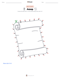 Aesop printable worksheet preview