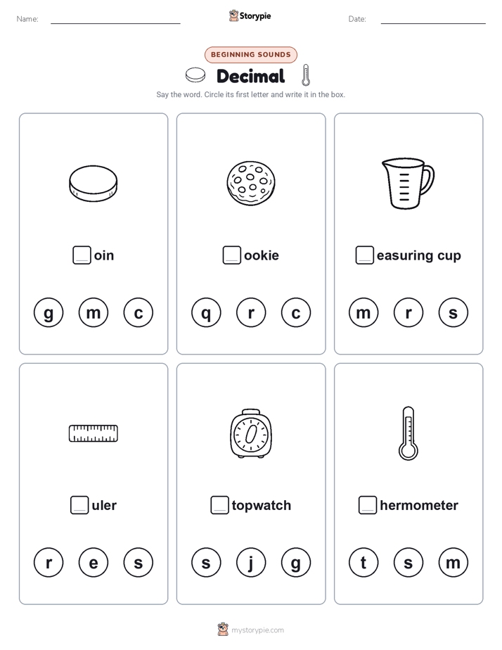 Beginning Sounds