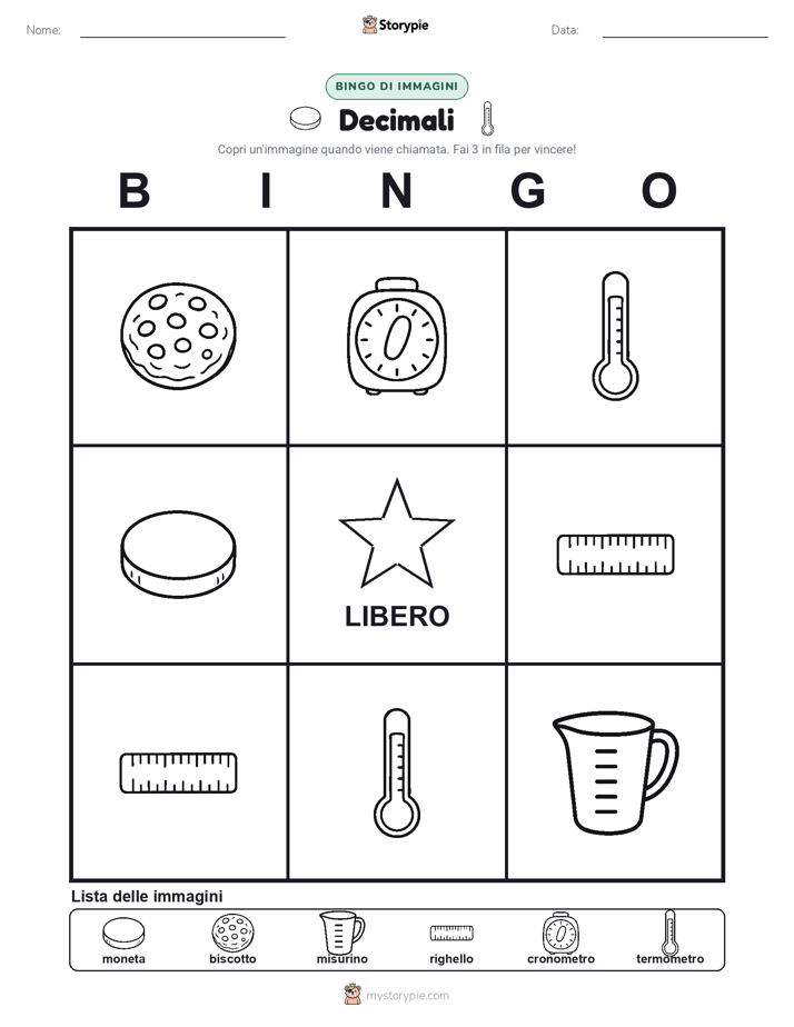 Bingo delle Immagini