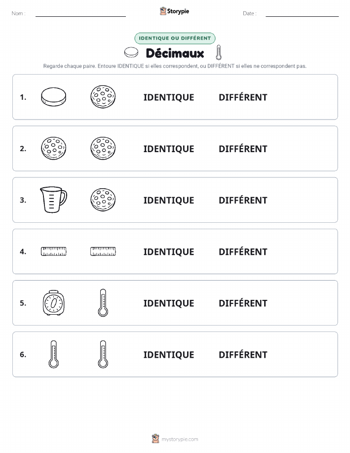 Identique ou Différent