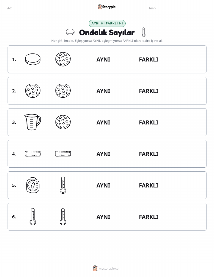 Aynı mı Farklı mı