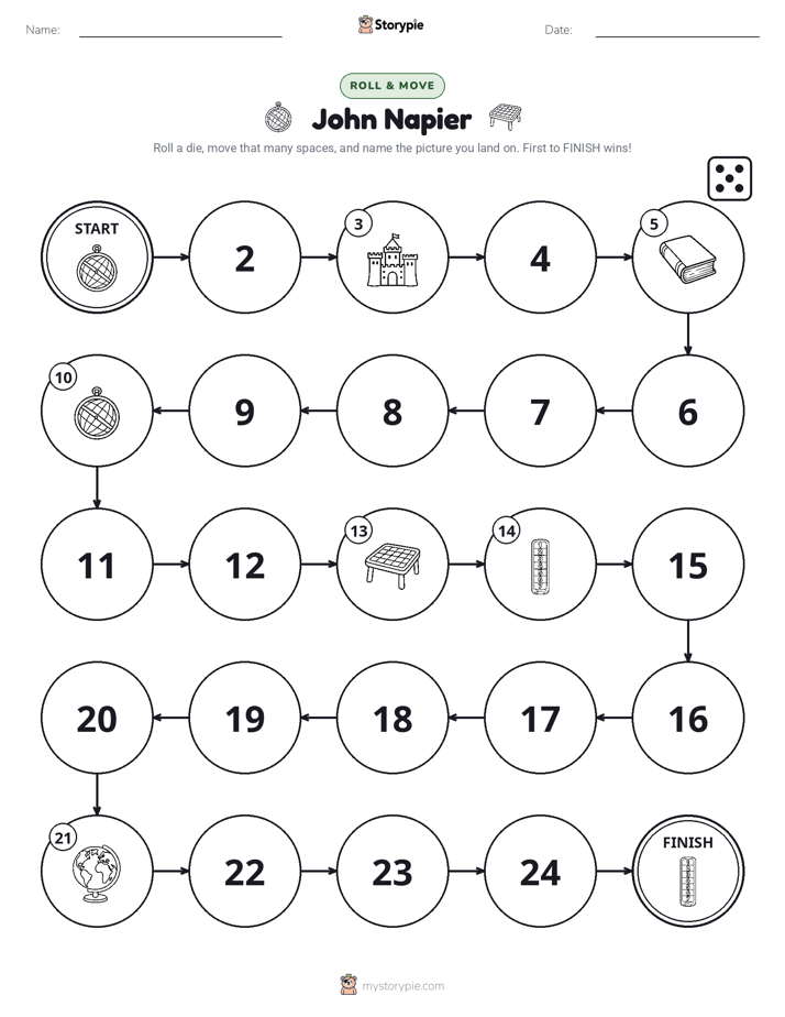 Roll & Move Game