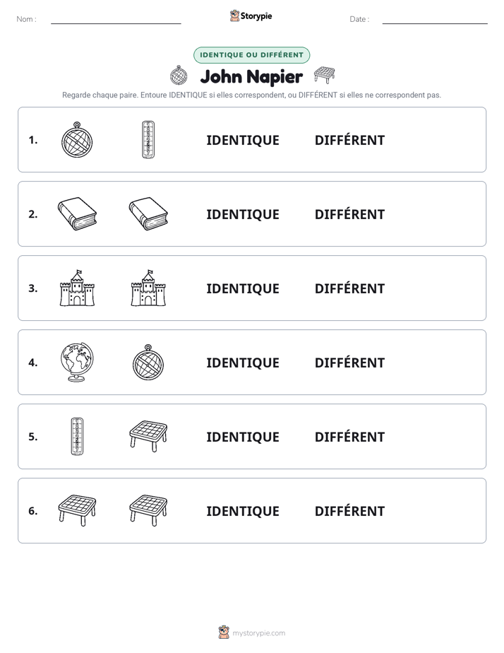 Identique ou Différent