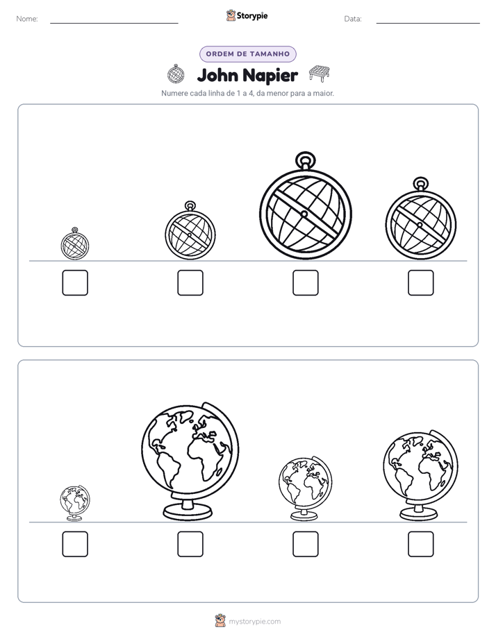 Ordem de Tamanho