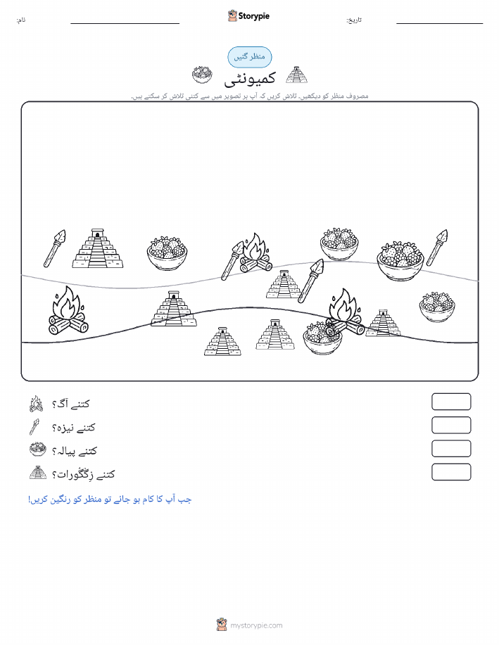 گنتی کا منظر