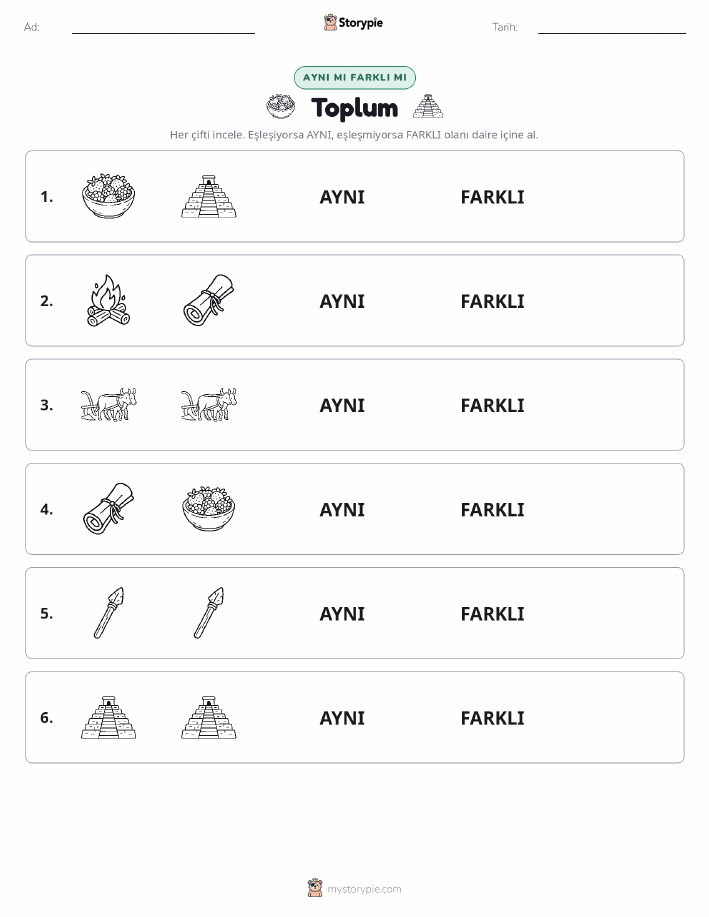 Aynı mı Farklı mı
