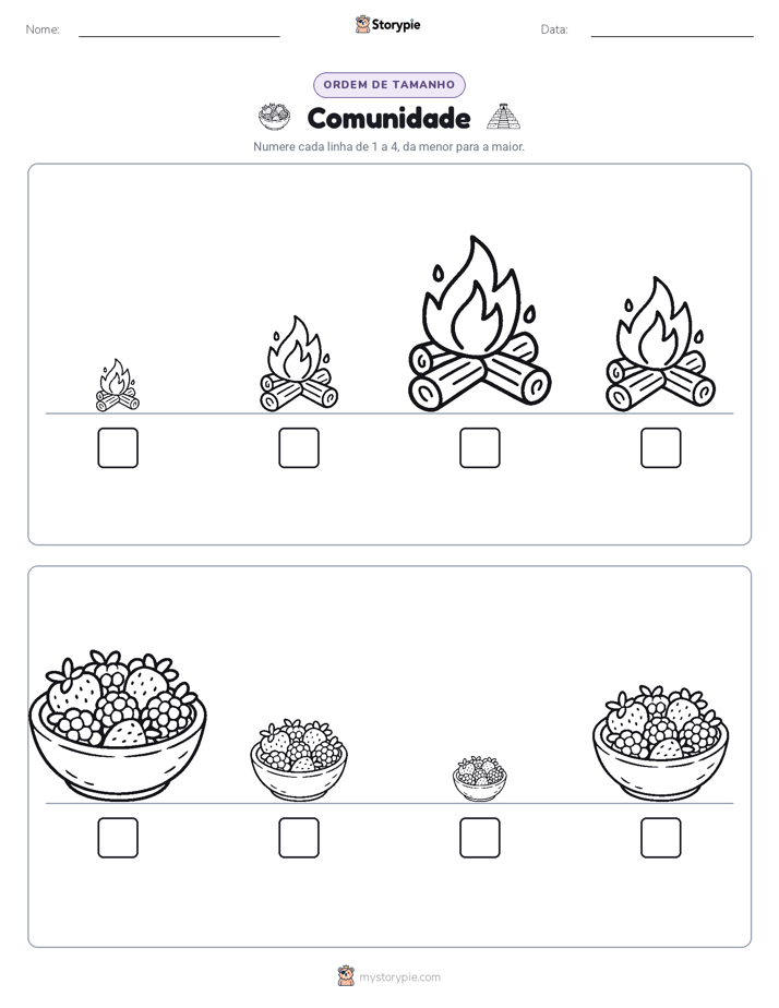 Ordem de Tamanho
