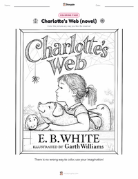 Charlotte’s Web (novel) printable worksheet preview