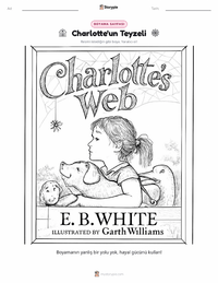 Charlotte'un Ağı (roman) çocuklar için boyama sayfası