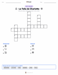 Aperçu de la feuille de travail imprimable La Toile de Charlotte (roman)