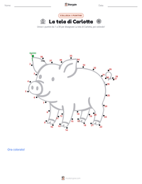 Anteprima della scheda stampabile di La tela di Carlotta (romanzo)