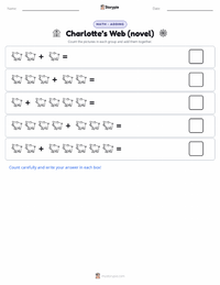 Charlotte’s Web (novel) printable worksheet preview