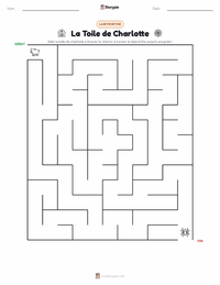 Aperçu de la feuille de travail imprimable La Toile de Charlotte (roman)
