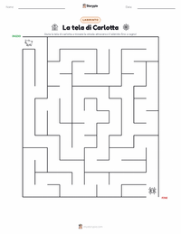 Anteprima della scheda stampabile di La tela di Carlotta (romanzo)