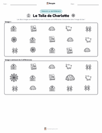 Aperçu de la feuille de travail imprimable La Toile de Charlotte (roman)