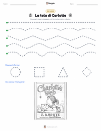 Anteprima della scheda stampabile di La tela di Carlotta (romanzo)