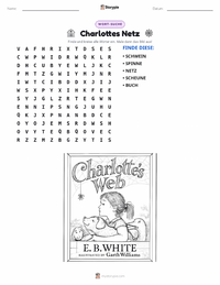 Wilbur und Charlotte (Roman) druckbare Arbeitsblatt Vorschau