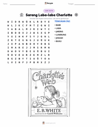 Prabaca lembar kerja cetak Jaring Laba-laba Charlotte (novel)