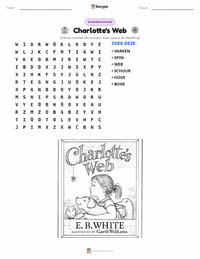 Charlotte's Web (roman) afdrukbare werkblad voorbeeld