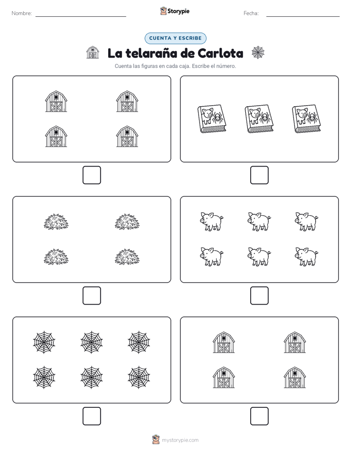 Cuenta y Escribe