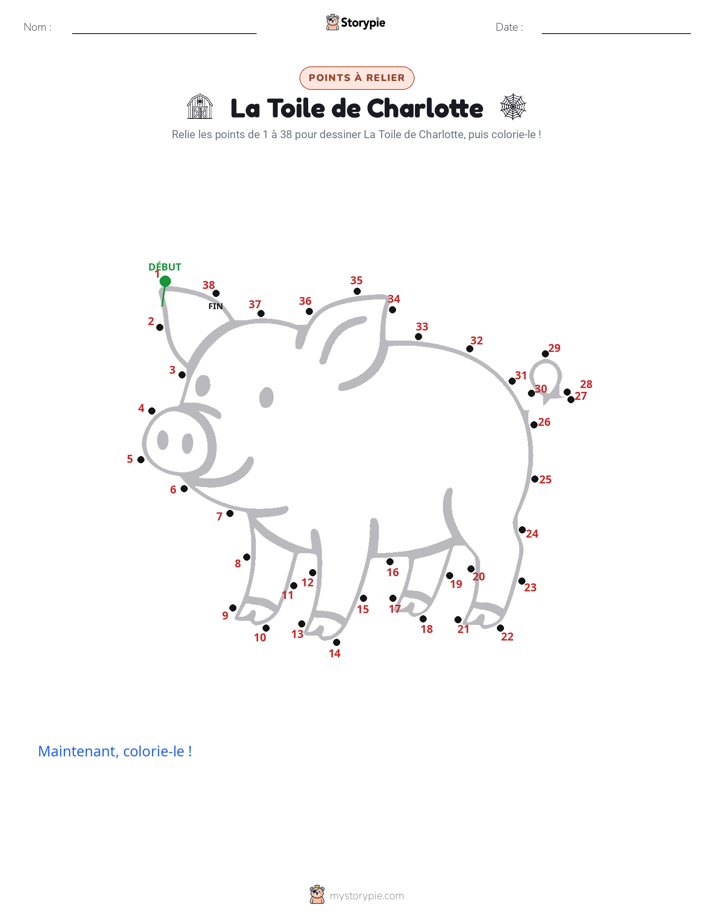 Relie les points