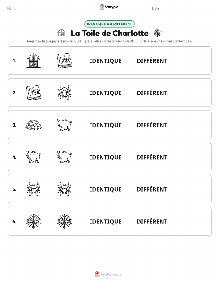 Identique ou Différent
