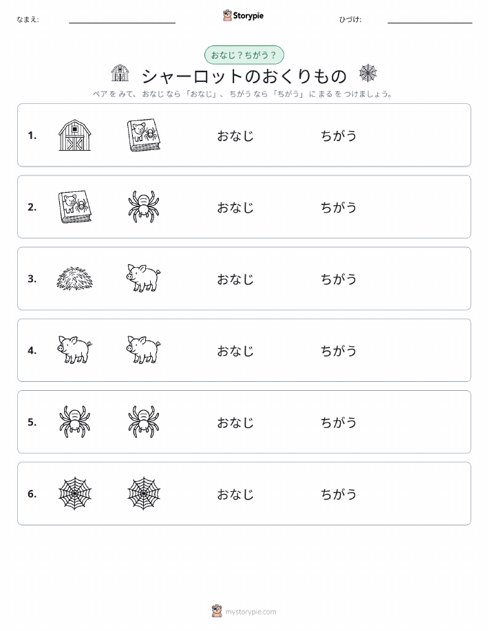 同じか違うか