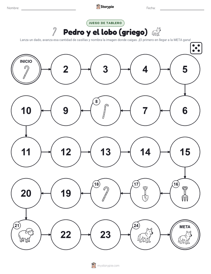 Juego de Rueda y Avanza