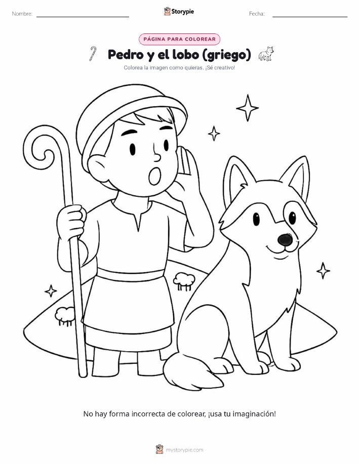 Página para Colorear