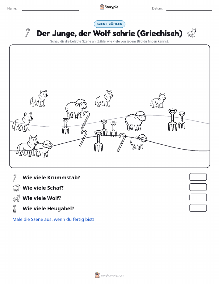 Zähl-Szene