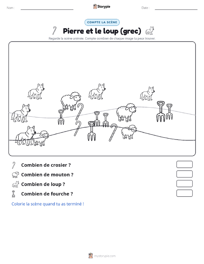 Scène de Comptage