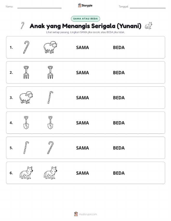 Sama atau Berbeda