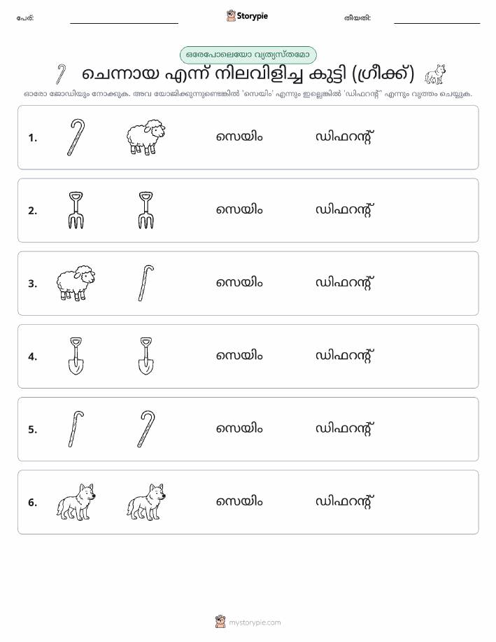 ഒന്നോ വ്യത്യാസമോ