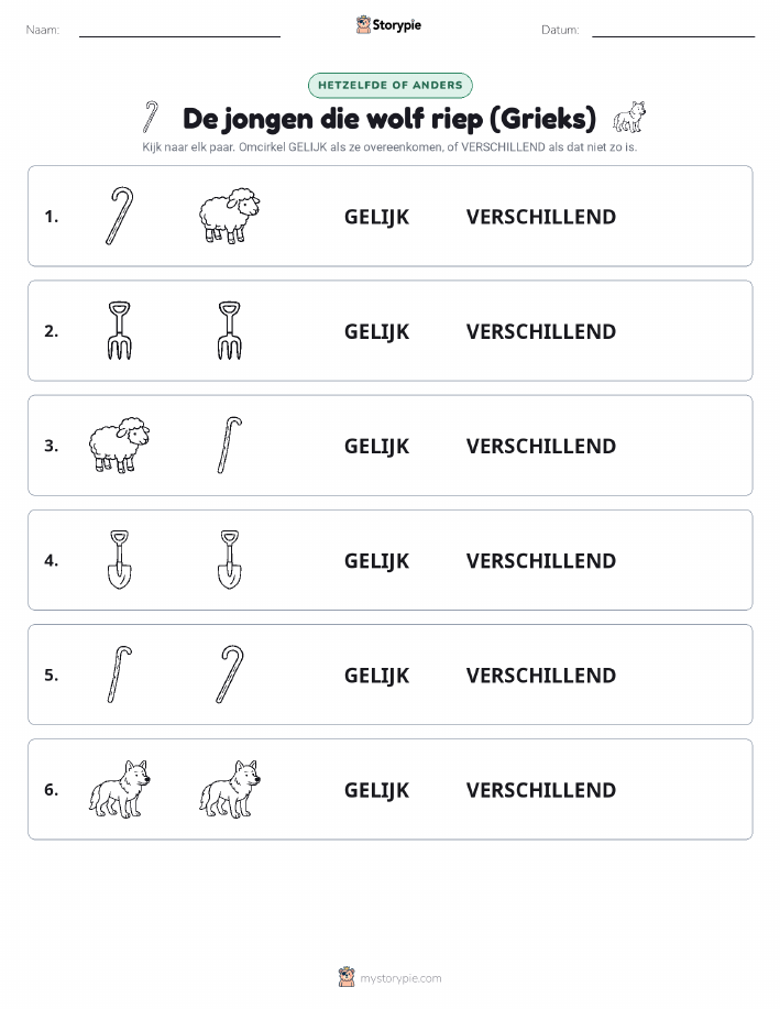 Zelfde of Verschillend