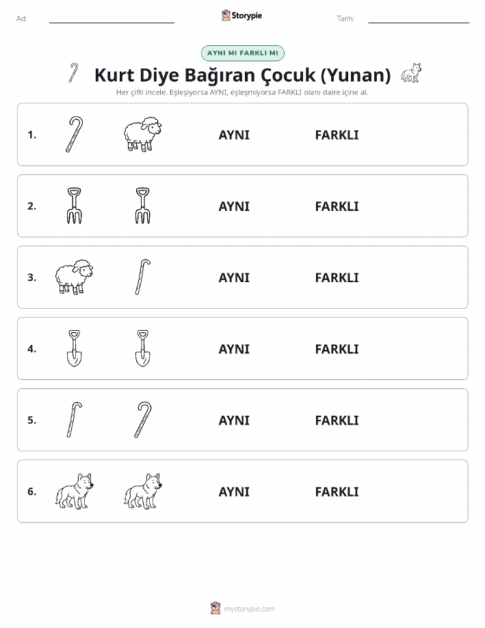 Aynı mı Farklı mı
