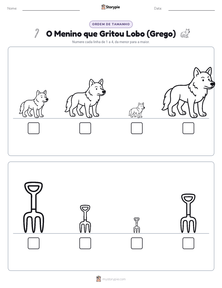 Ordem de Tamanho