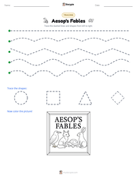 Aesop's Fables printable worksheet preview